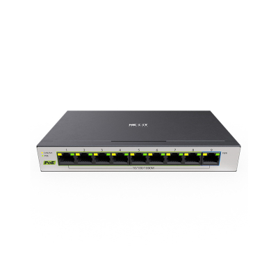 Switch Nexxt Vertexv900P 9 Puertos Gigabit 8 Poe+ 60W Nsw-V900P