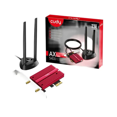 Adaptador Wi-Fi We4000 We4000 Cudy Pcie Wi-Fi 6E Ax5400 Con Bluetooth 5.3.