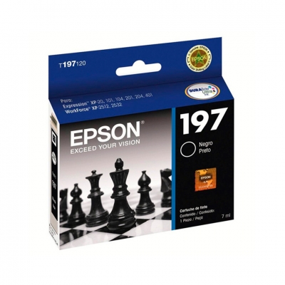 Cartucho De Tinta Original Epson T197120 Negro