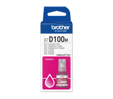 Botella De Tinta Original Brother Btd100M Magenta Rendimiento 5.000 Pã¡Ginas