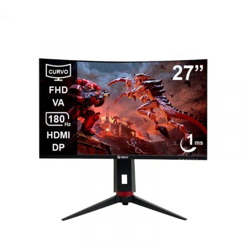 Monitor Curvo 27 Teros Te-2787G Full Hd Va 180Hz 1Ms Hdmi Displayport