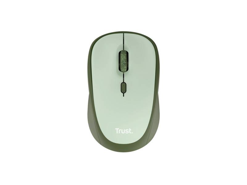 Mouse Trust Yvi+ Silent Inalã¡Mbrico 1600 Dpi Eco Green