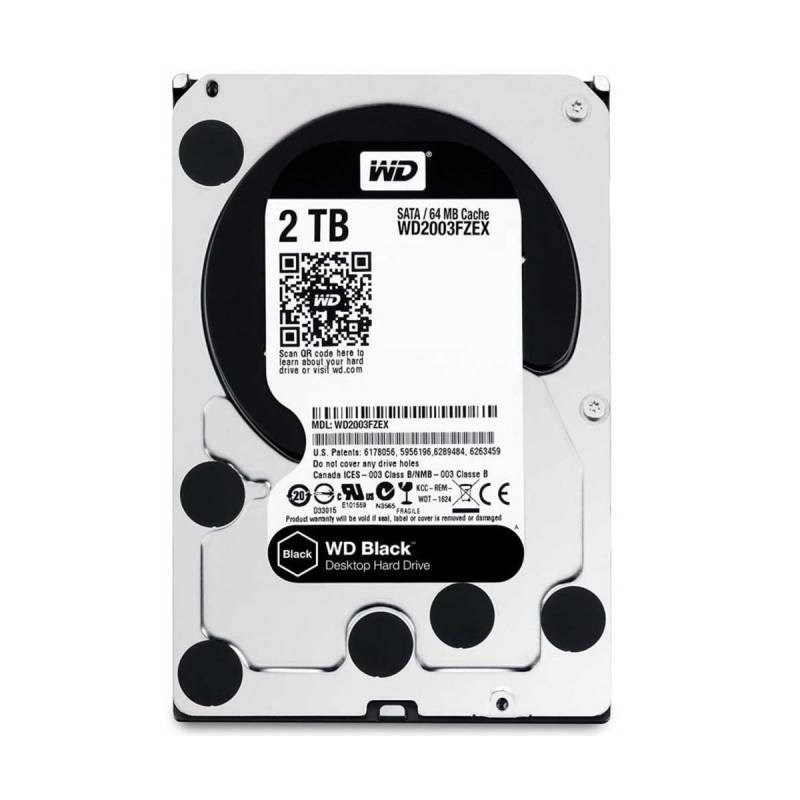 Disco Duro Western Digital 3.5 Black R2 2Tb Sata3
