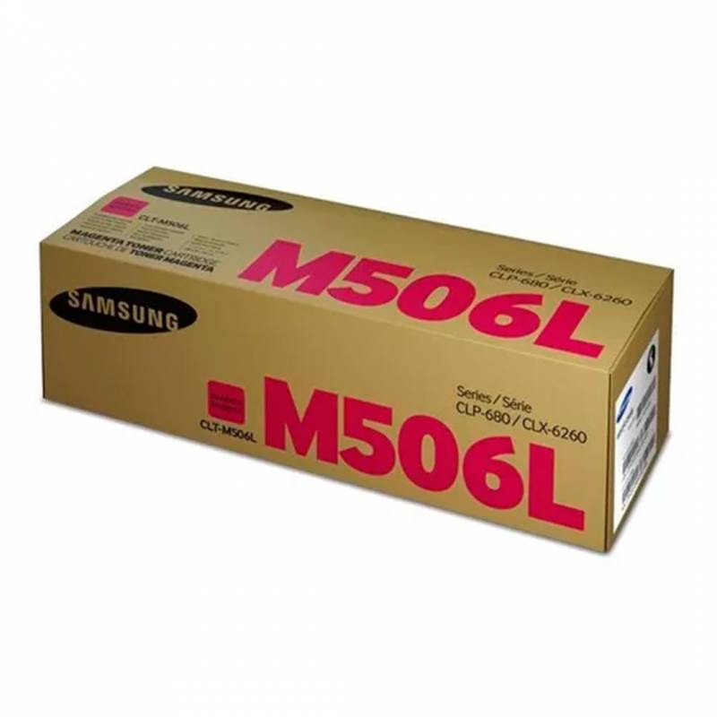 Toner Original Samsung Clt-M506L (Su309A) Magenta. Rendimiento 3.500 Copias.