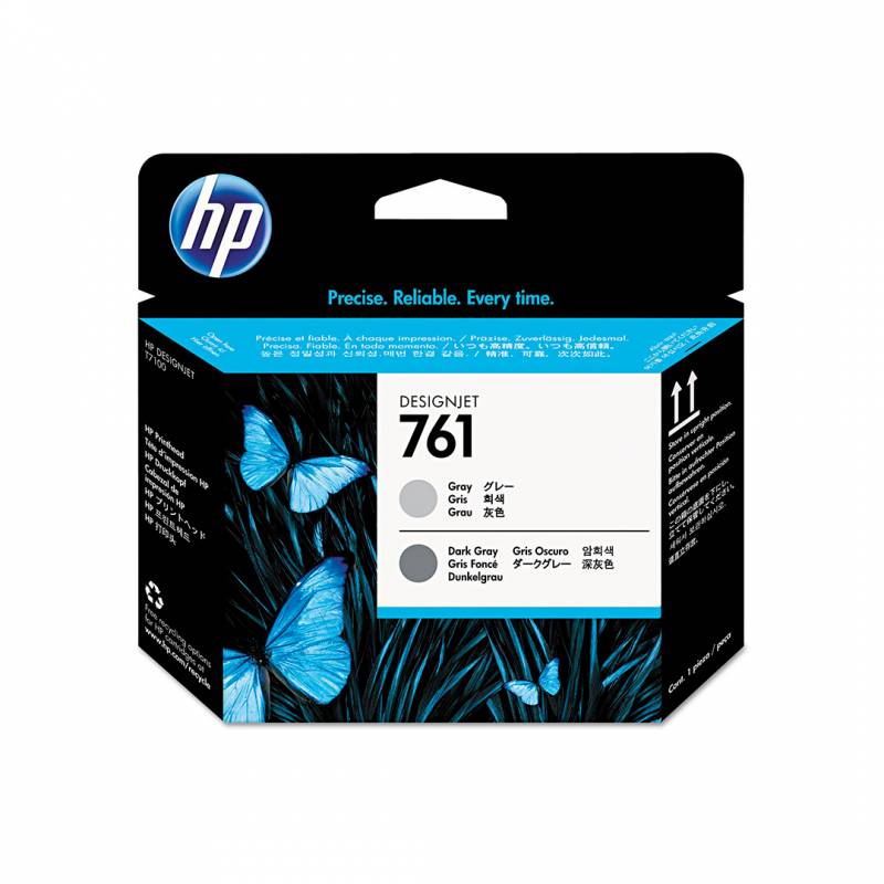 Cabezal Original Hp Gris Y Gris Oscuro Ch647A (761)