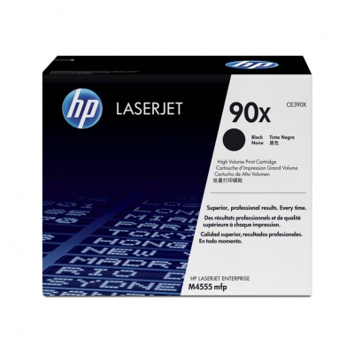 Toner Original Hp Ce390X Negro. Rendimiento 24.000 Copias.