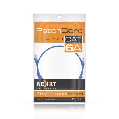 Patchcord Nexxt Ab362Nxt02 S/Ftp Azul Cat. 6A
