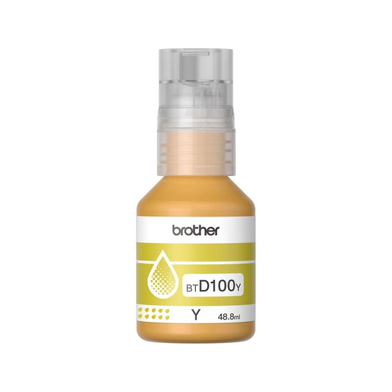 Botella Brother Original D100Y Amarillo