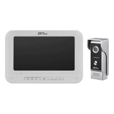 Kit De Videoportero Vdp03-B3 Kit Zkteco Anã¡Logo Con Pantalla 7