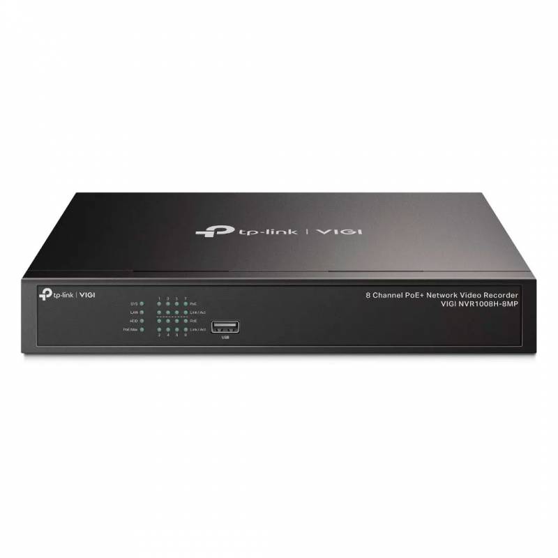 Nvr Tp-Link Vigi 1008H-Mp 8Pt Poe+ 1Sata Onvif