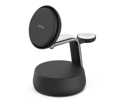 Estaciã³N De Carga Belkin Wiz040 3 En 1 Qi2 25W Para Iphone, Apple Watch Y Airpods