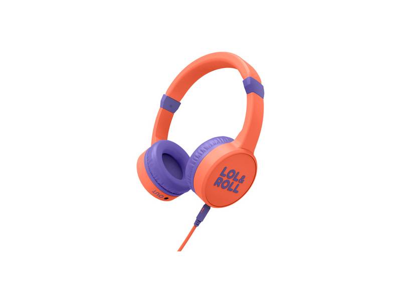 Auriculares Enregy Sistem Lol & Roll Pop Kids Naranjas.