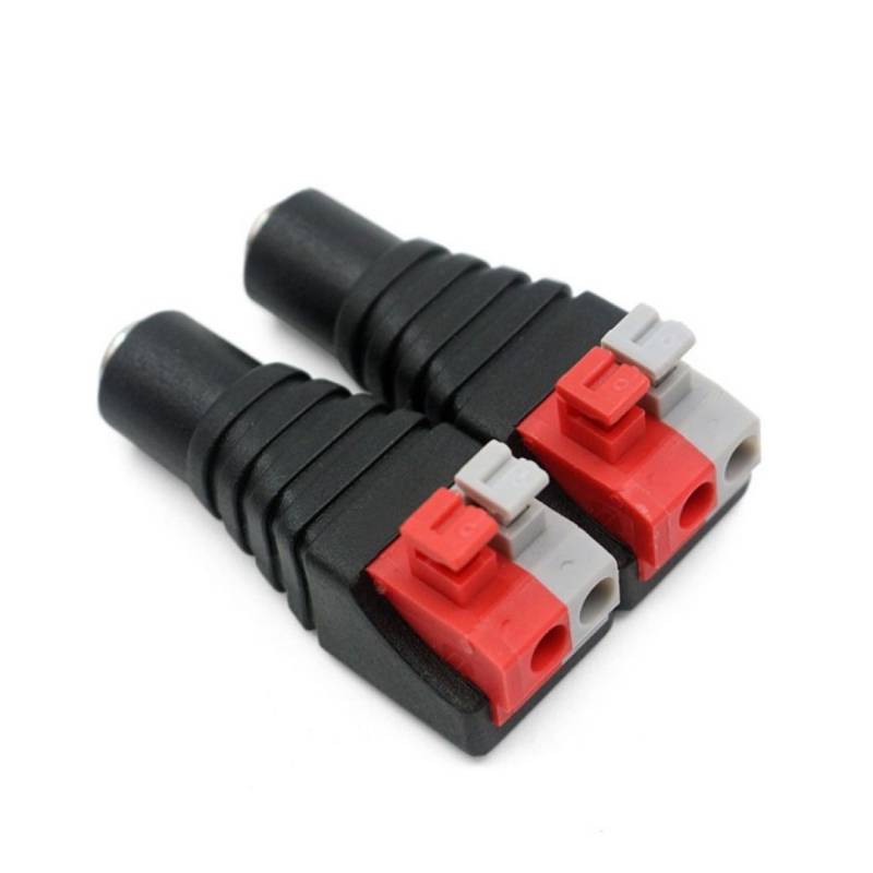 Conector Corriente Hembra Qh-Pc02 Oem National Cctv.
