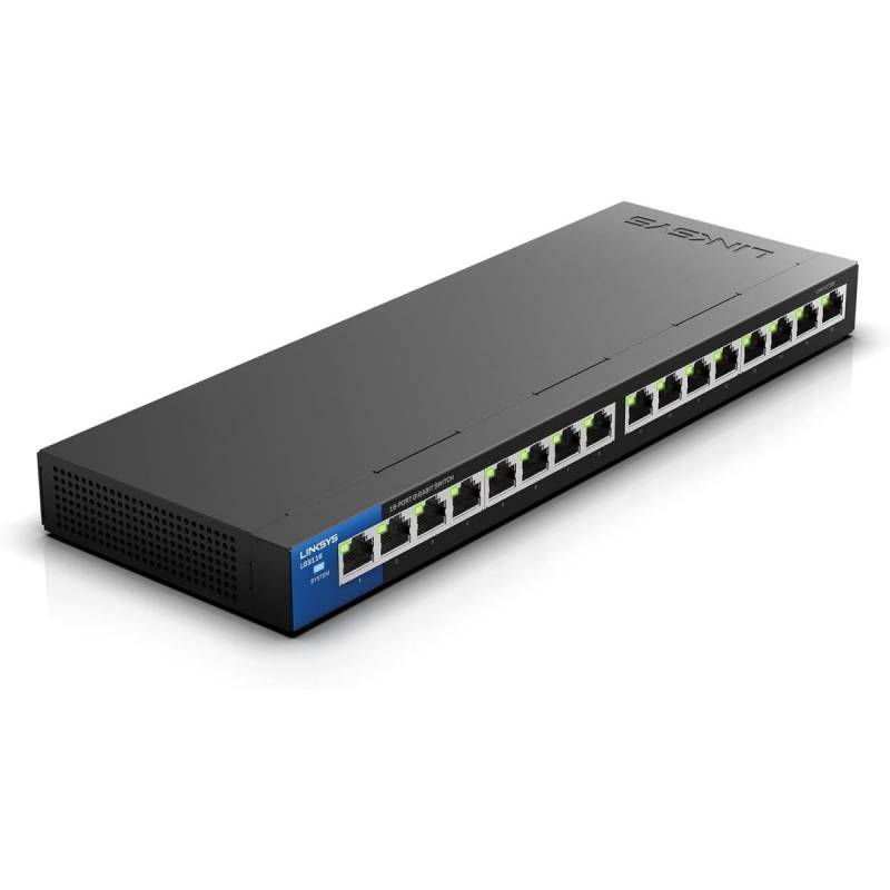Switch Linksys Lgs116P 16Pt Gbit Poe+