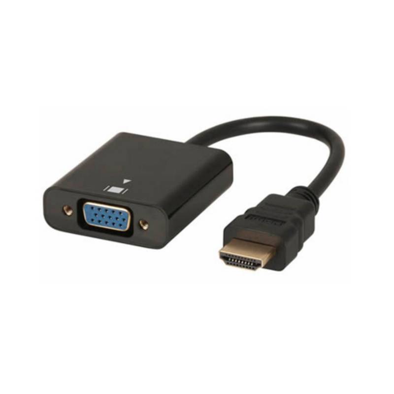 Adaptador Anbyte Hdmi Macho A Vga Hembra, Sin Audio