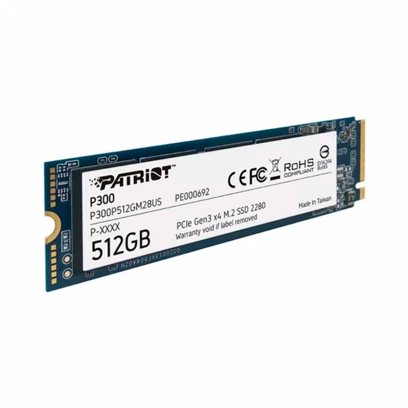 Disco Ssd Patriot P300 512Gb M.2 2280 Pcie 3.0 X4 Nvme