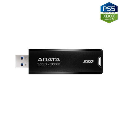 Ssd Externo Sc610 Sc610-500G-Cbk/Rd Adata