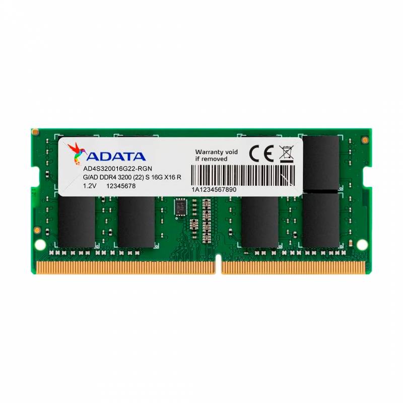 Memoria Ram Adata 16Gb Sodimm Ddr4 3200Mhz
