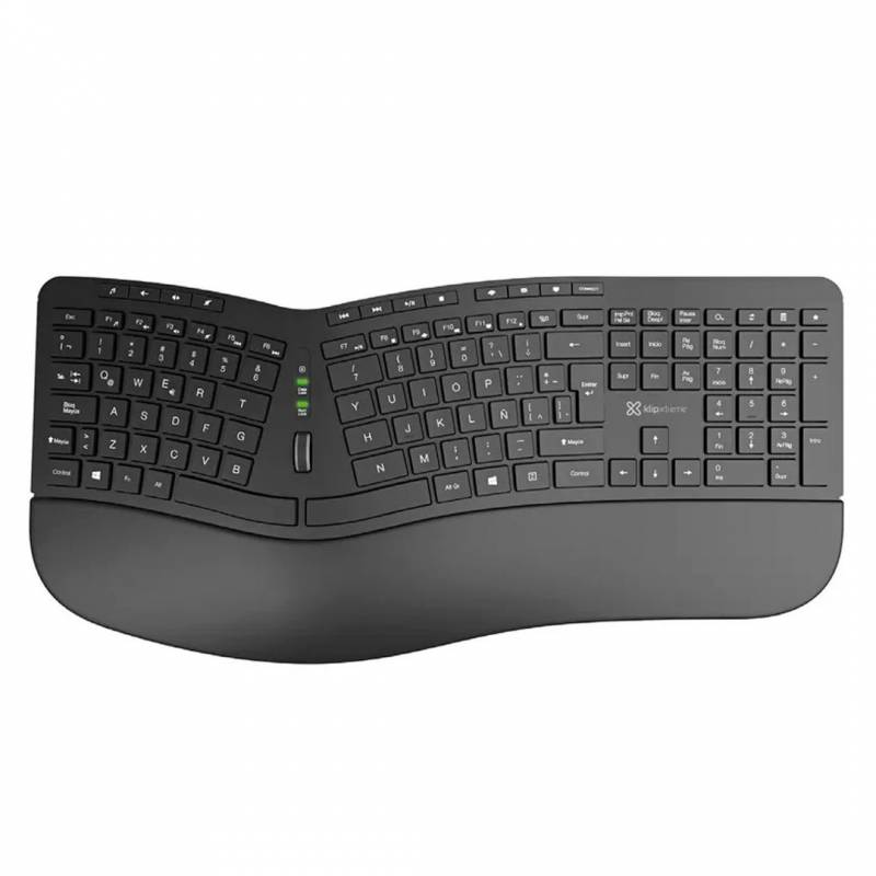Teclado Ergonómico Inalámbrico Klip Xtreme Kbk-530S