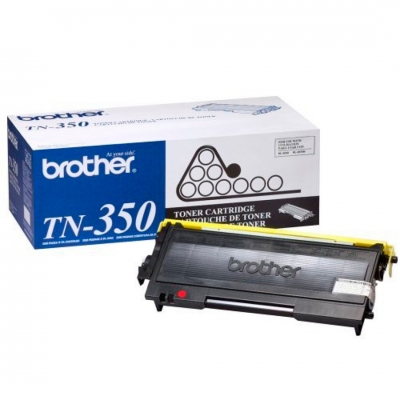 Toner Brother Original Tn350 Negro. Rendimiento 2.600 Copias.