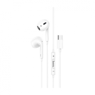 Auriculares Cableados Hoco M1Usb-C C/Microfono Blanco