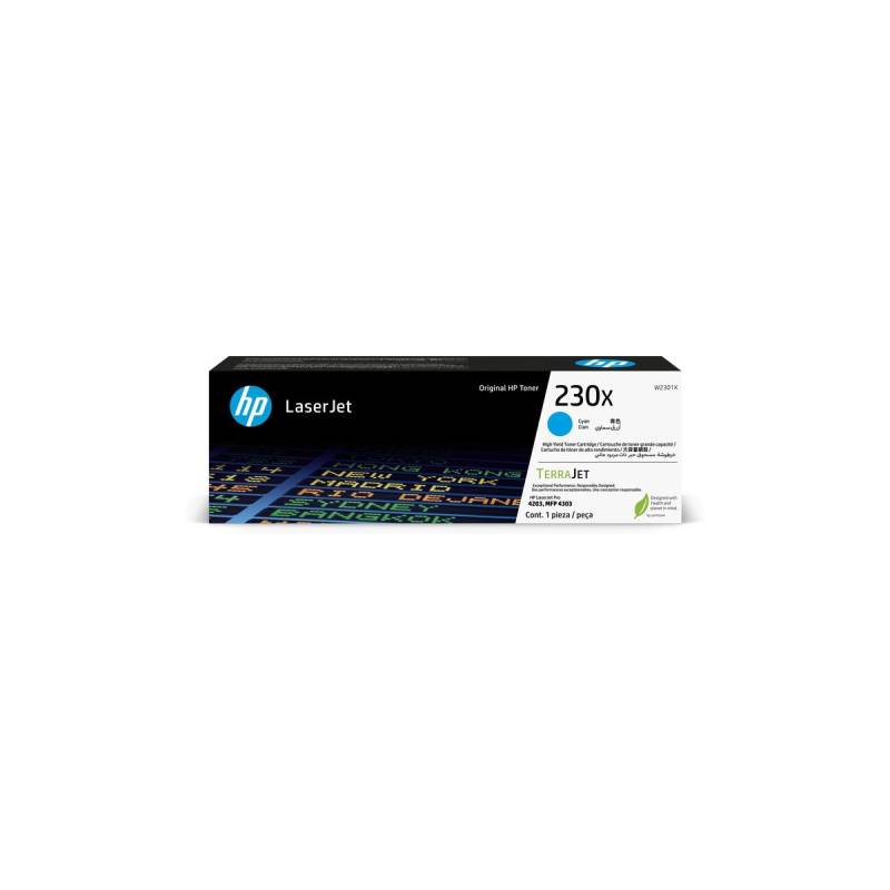 Toner Lã¡Ser Original Hp 230X Cian W2301X Rendimiento 5.500 Copias