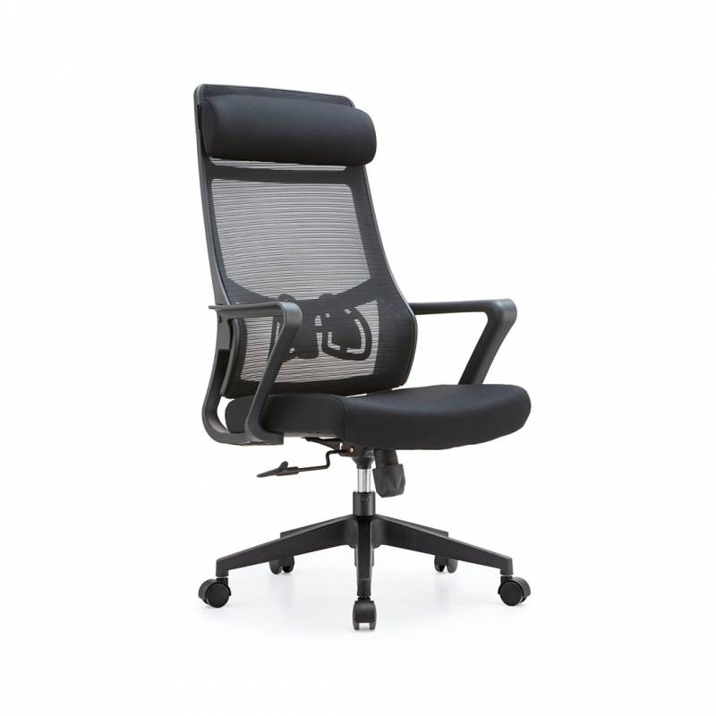 Silla Ergonómica Ejecutiva Con Apoyacabeza, En Tela Mesh 919A