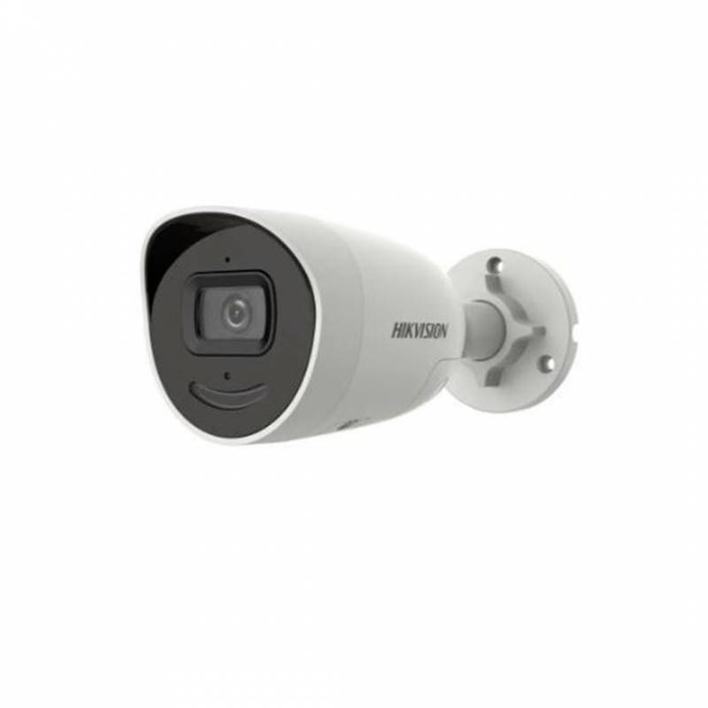 Camara Hikvision Ds-2Cd2046G2-Iu/Sl De Red Mini Tipo Bala Con Luz - 4Mp - Exterior