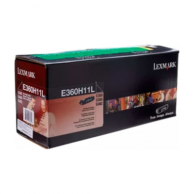 Toner Original Lexmark E360H11L Negro. Rendimiento 9.000 Copias.