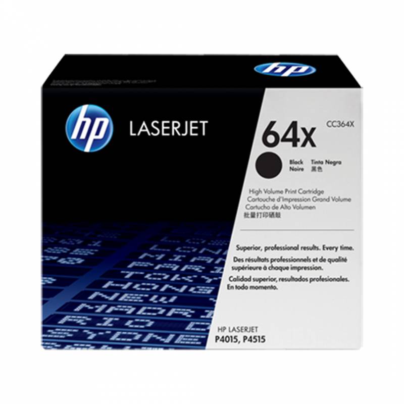 Toner Original Hp Cc364X Negro. Rendimiento 24.000 Copias.