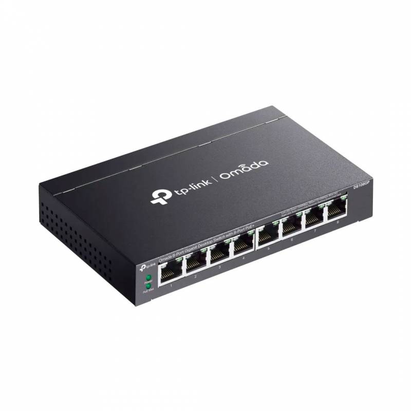 Switch Tp-Link Ds108Gp 8Pt Poe+