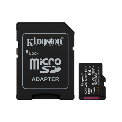 Memoria Microsd Canvas Select Plus Sdcs3/64Gb Kingston