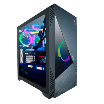 Gabinete Compacto Azza Eclipse Csaz-440 Ventana Vidrio Templado