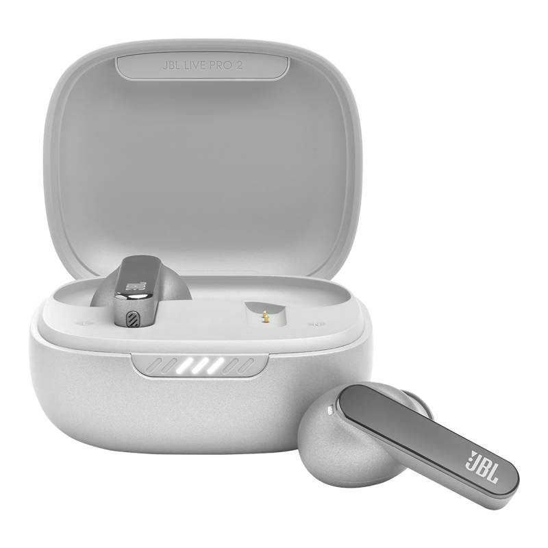 Auriculares Inalã¡Mbricos Jbl Live Pro 2 Tws Bluetooth 5.2 Anc Ipx5 Plateado