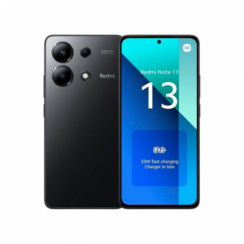 Celular Xiaomi Redmi Note 13 6Gb 128Gb Negro.