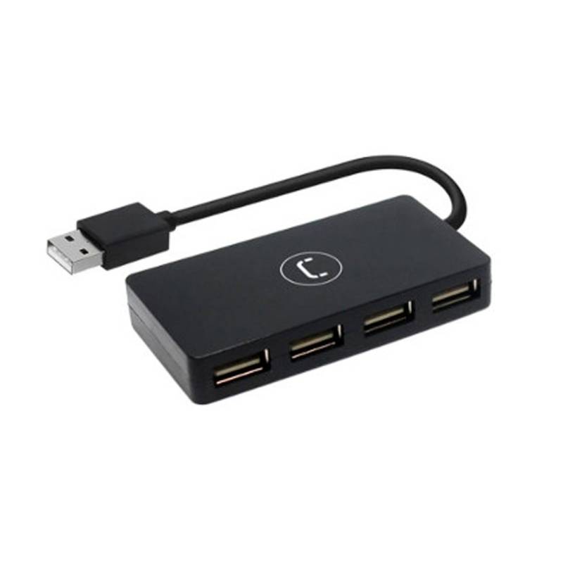 Hub Usb 4 Puertos Unno Hb1008Bk