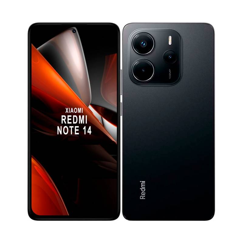 Smartphone Redmi Note 14 Xiaomi Midnight Black.