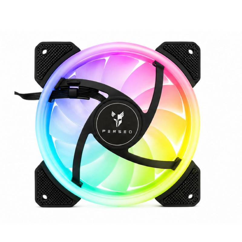 Ventilador Argb 120 Mm Fan-Argb Perseo Negro