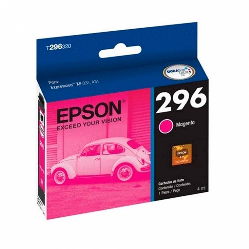 Cartucho De Tinta Epson Original T296320 Magenta