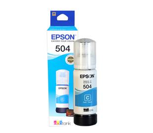 Botella De Tinta Original Epson T504220-Al Cyan 70 Ml Rendimiento Hasta 6.000 Pã¡Ginas