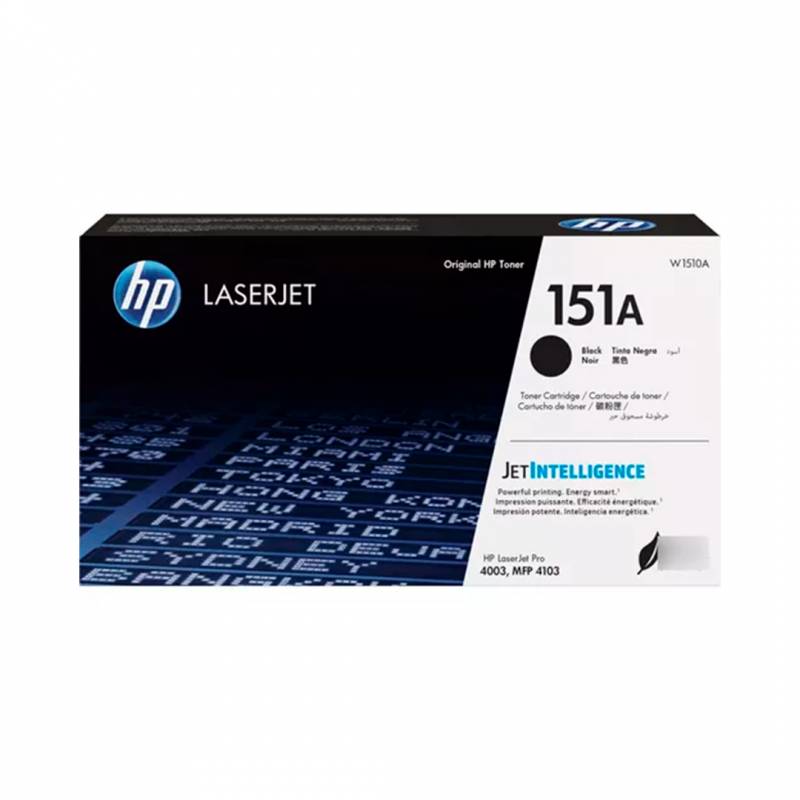 Toner Original Hp W1510A (151A) Negro. Rendimiento 3.050 Copias.
