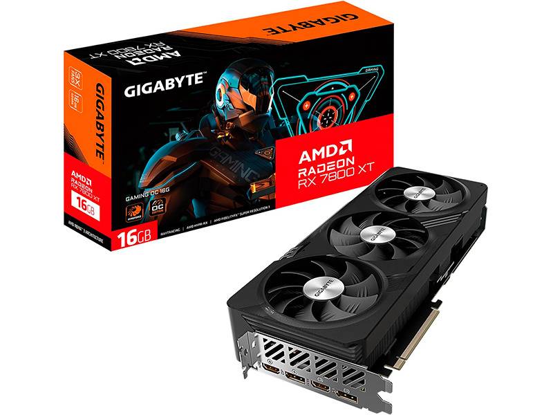 Tarjeta De Video Gigabyte Radeon Rx 7800 Xt Oc 16G. Memoria 16 Gb Gddr6