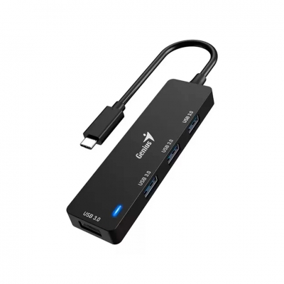 Hub Genius Uh-400 Usb-C A 4 Usb-A 3.0