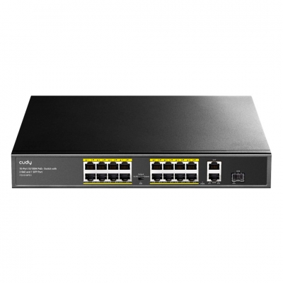 Switch Cudy Gigabit Poe+ 16P + 1 Sfp 200W