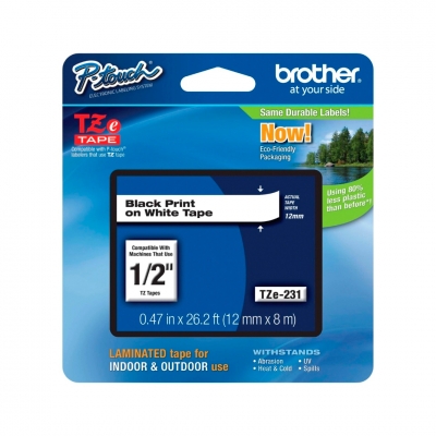 Cinta Original Brother Tze-Fx-231 P/Rotuladora Bl 1/2