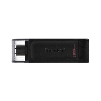 Pendrive Datatraveler 70 Dt70/128Gb Kingston Usb 3.2 Gen 1 Type-C 128Gb Black