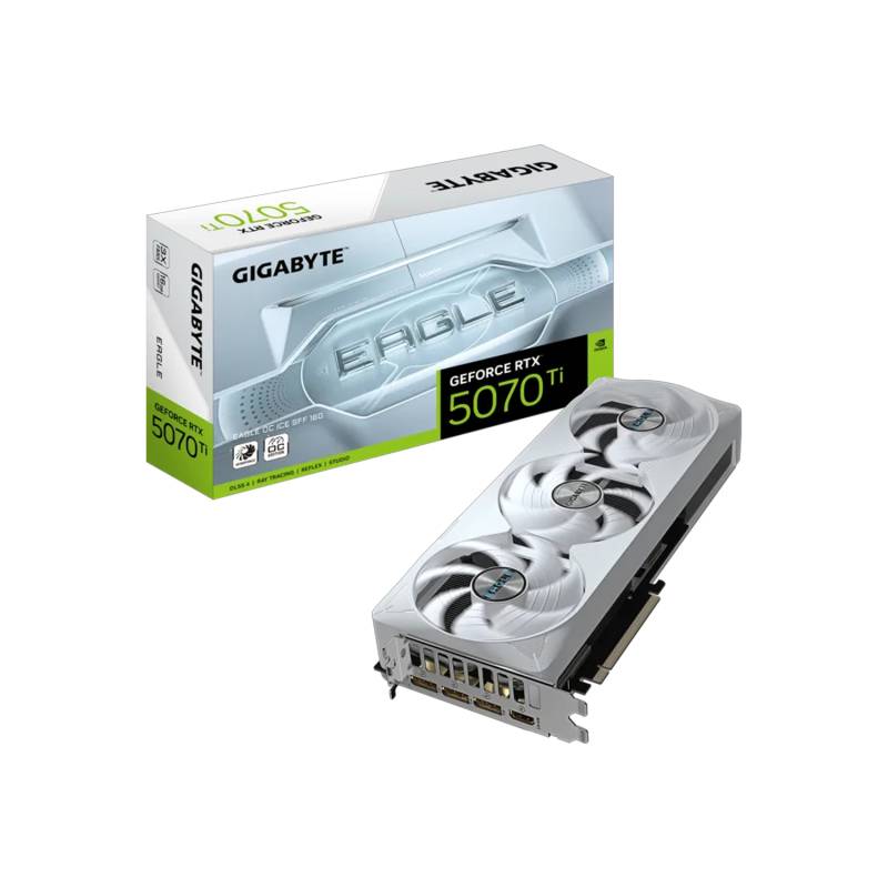Tarjeta De Video Gigabyte Geforce Rtx 5070 Ti Eagle Oc Ice Sff 16G 16Gb Gddr7