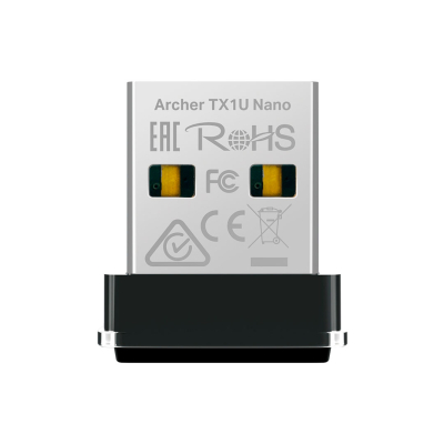 Tarjeta De Red Archer Tx1U Nano Tp-Link Usb Wifi 6 Black