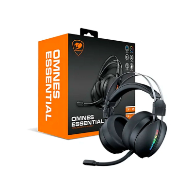 Auricular Con Micrófono Omnes Essential Cougar Negro Rgb