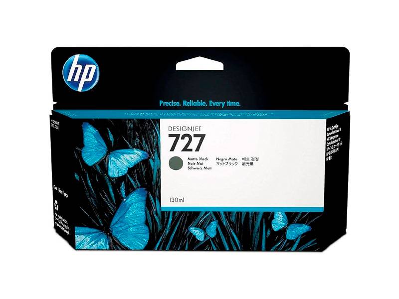 Cartucho De Tinta Original Hp Matte Negro. B3P22A (727)
